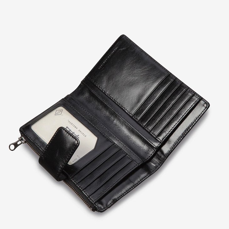STATUS ANXIETY | OUTSIDER WALLET (black) | コンパクトウォレット