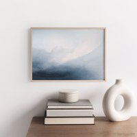 dear musketeer | CLOUDS BLUE WINTER LANDSCAPE PRINT | A3 アートプリント/ポスター【北欧 インテリア おしゃれ】の商品画像