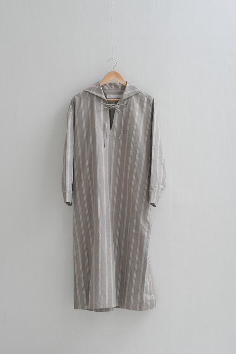 ASEEDONCLOUD | Sailor work dress (grayish beige) size S | ドレス