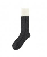 TRICOTE | CABLE SOCKS (black) | 靴下 ソックス トリコテの商品画像