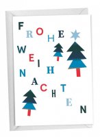 HUMAN EMPIRE | TYPO WHITE GREETING CARD | グリーティングカード クリスマス ニューイヤーの商品画像