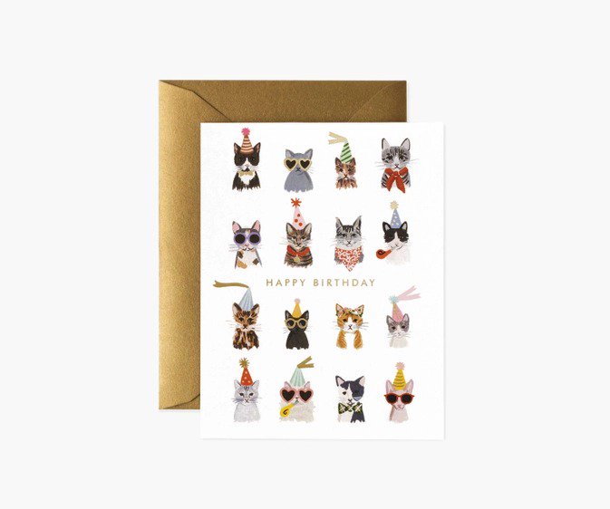 RIFLE PAPER CO. | COOL CATS BIRTHDAY (GCB077) | 誕生日祝い