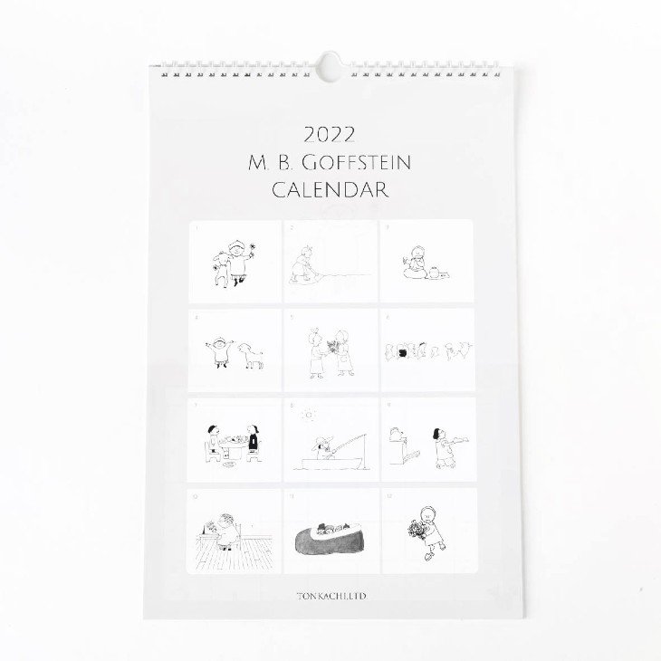 M B Goffstein M Bゴフスタインcalendar 22 北欧 シンプル インテリア 壁飾り おしゃれ