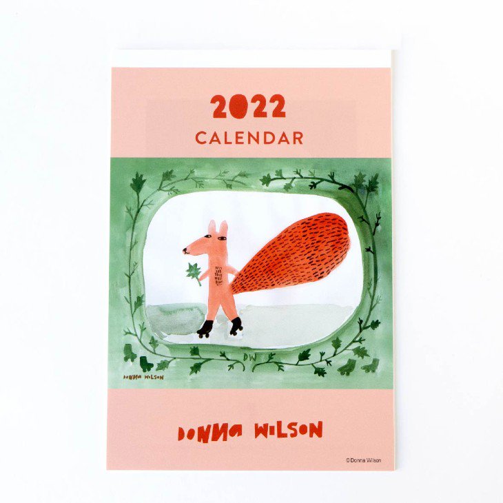 DONNA WILSON | 壁掛けカレンダー2022 |ドナウィルソン おしゃれ かわいい 北欧