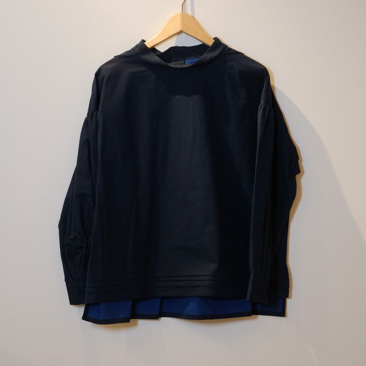 ASEEDONCLOUD | Hyouryushi smock blouse (indigo) | 送料無料 アシードンクラウド シャツ ブラウス