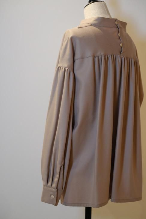 ASEEDONCLOUD | Hyouryushi smock blouse (pink beige) | 送料無料