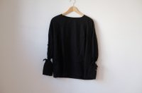 the last flower of the afternoon | つたふ砂の pullover blouse (black) | 送料無料 トップス プルオーバーの商品画像