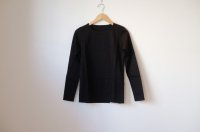 the last flower of the afternoon | long sleeve T-shirt (black) | 送料無料 トップス プルオーバーの商品画像