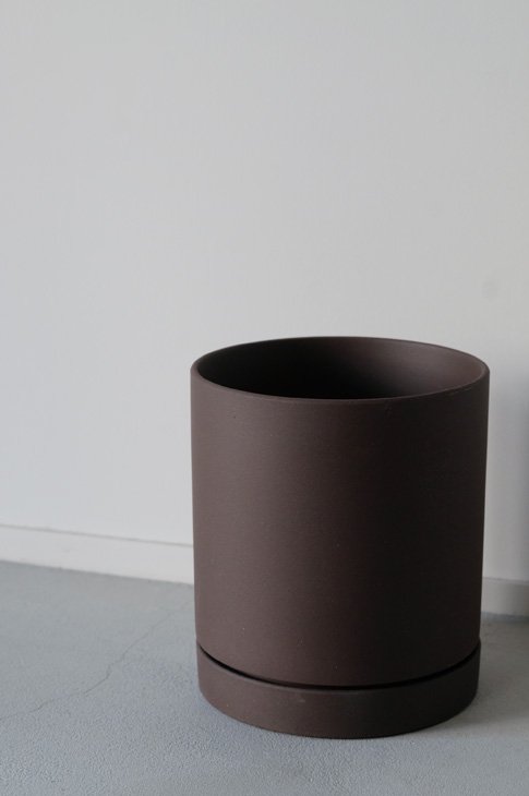 ferm LIVING (ファームリビング) SEKKI POT (charcoal) 送料無料 北欧 インテリア 植木鉢 フラワーポット