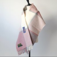 TWEEDMILL | Block Check Charcoal/Dusty Pink Shawl | 硼 (70x183cm)  ĥɥߥ ݤ ȡ ޥե顼ξʲ