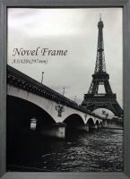 【A3】BICOSYA | ヌーベルフレーム | 木製額縁 | A3サイズ (grey) Novel Frame グレーの商品画像