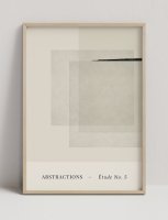 CARO CARO PRINTS | Abstract Minimalist Print (GMTC-4601) | ȥץ/ȥݥ (50x70cm) ̲ ֥ȥ饯Ȥξʲ