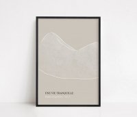 CARO CARO PRINTS | Beige Nude Line Art Print (MODM-4401) | ȥץ/ȥݥ (50x70cm) ̲ ֥ȥ饯Ȥξʲ
