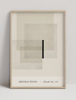 CARO CARO PRINTS | Modern Black & White Exhibition Art Print (GMTC-7701) | ȥץ/ݥ (50x70cm) ̲ξʲ