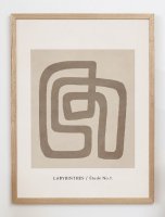 CARO CARO PRINTS | Abstract Beige Art Print (GMTC-6701) | ȥץ/ȥݥ (30x40cm) ̲ ֥ȥ饯Ȥξʲ