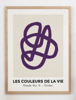 CARO CARO PRINTS | Abstract Purple Art Print (GMTC-7401) | ȥץ/ȥݥ (30x40cm) ̲ ֥ȥ饯Ȥξʲ
