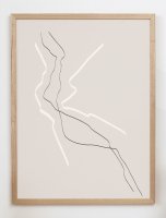 CARO CARO PRINTS | Minimalist Line Art Print (MODM-3401) | ȥץ/ȥݥ (30x40cm) ̲ ֥ȥ饯Ȥξʲ