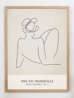 CARO CARO PRINTS | Nude Figure Art Print (CRFL-2701) | ȥץ/ȥݥ (30x40cm) ̲ ֥ȥ饯Ȥξʲ