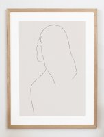 CARO CARO PRINTS | Woman Portrait Art Print (MODM-4301) | ȥץ/ȥݥ (30x40cm) ̲ ֥ȥ饯Ȥξʲ