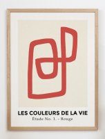 CARO CARO PRINTS | Red Art Print (GMTC-1401) | ȥץ/ȥݥ (30x40cm) ̲ ֥ȥ饯Ȥξʲ