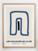 CARO CARO PRINTS | Blue Art Print (GMTC-1501) | ȥץ/ȥݥ (30x40cm) ̲ ֥ȥ饯Ȥξʲ