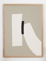 CARO CARO PRINTS | Abstract Black and Beige Art Print (GMTC-1701) | アートプリント/アートポスター (30x40cm) 北欧の商品画像