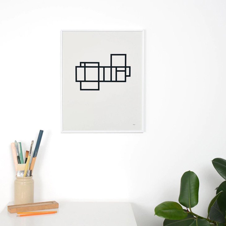 Tom Pigeon | MODERNIST 2 (flat) | 40x50cm アートプリント/アート