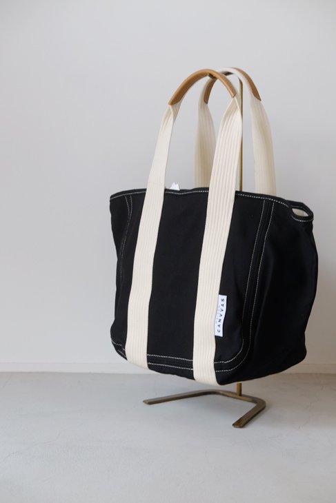 MAISON CANVVAS (メゾンキャンバス) | CANVAS Tote M (black) | 送料