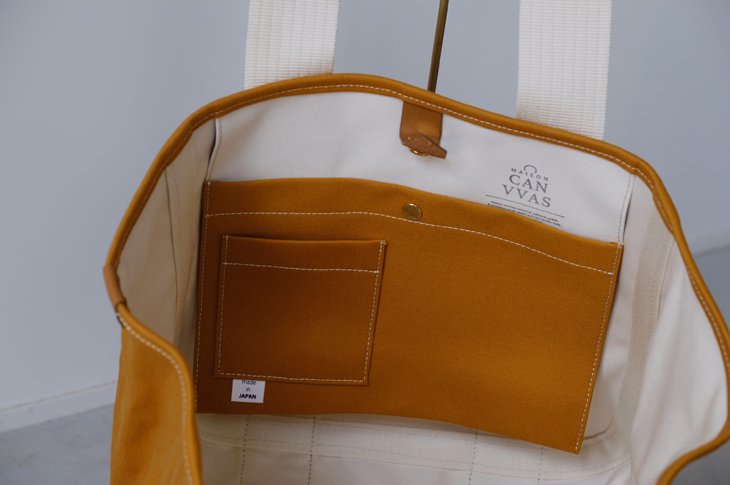 MAISON CANVVAS (メゾンキャンバス) | CANVAS Tote M (camel) | 送料