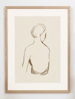 CARO CARO PRINTS | Nude Figure Art Print (FGRT-06) | アートプリント/アートポスター (30x40cm) 北欧 アブストラクトの商品画像