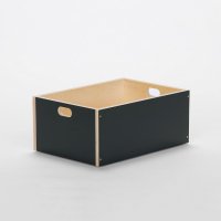 MOHEIM | LINDEN BOX (Mサイズ / ネイビー) | リンデンボックス 北欧 収納 シンプル おしゃれ お祝い 新築の商品画像