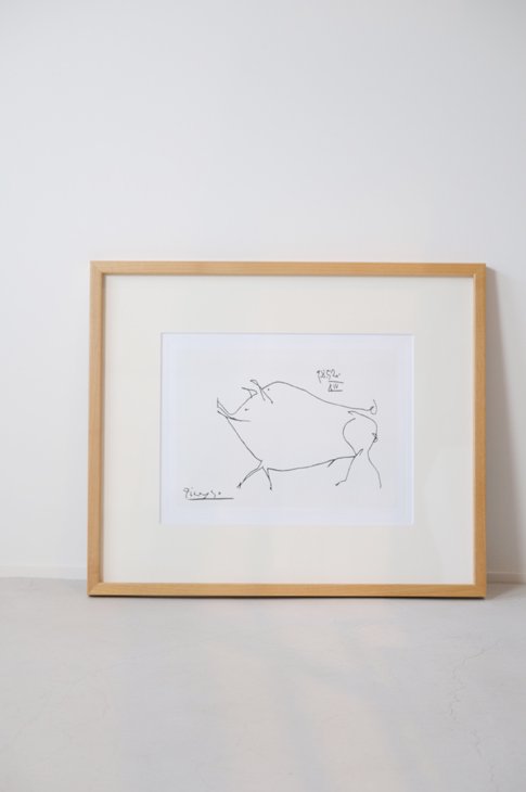 PABLO PICASSO (パブロ・ピカソ) | Le petit cochon (natural frame
