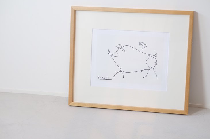 PABLO PICASSO (パブロ・ピカソ) | Le petit cochon (natural frame