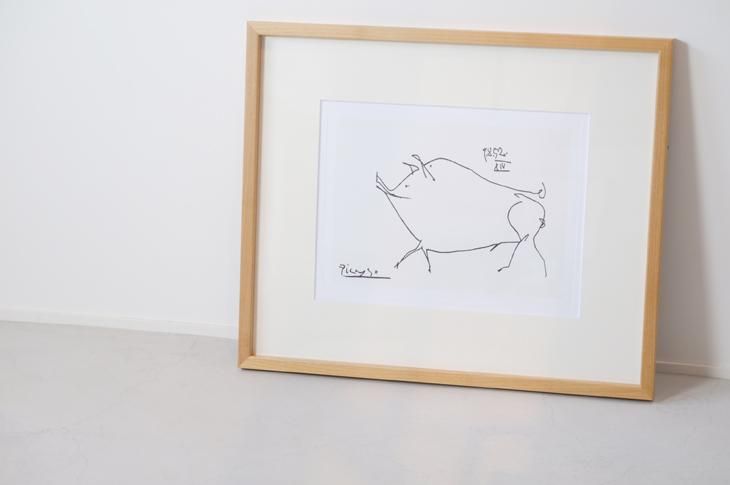 PABLO PICASSO (パブロ・ピカソ) | Le petit cochon (natural frame 