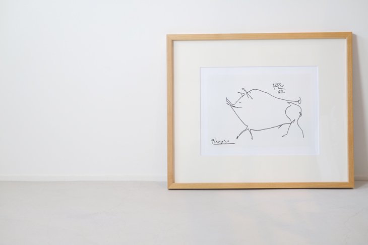 PABLO PICASSO (パブロ・ピカソ) | Le petit cochon (natural frame