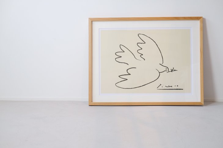 PABLO PICASSO (パブロ・ピカソ) | Dove of Peace (natural frame