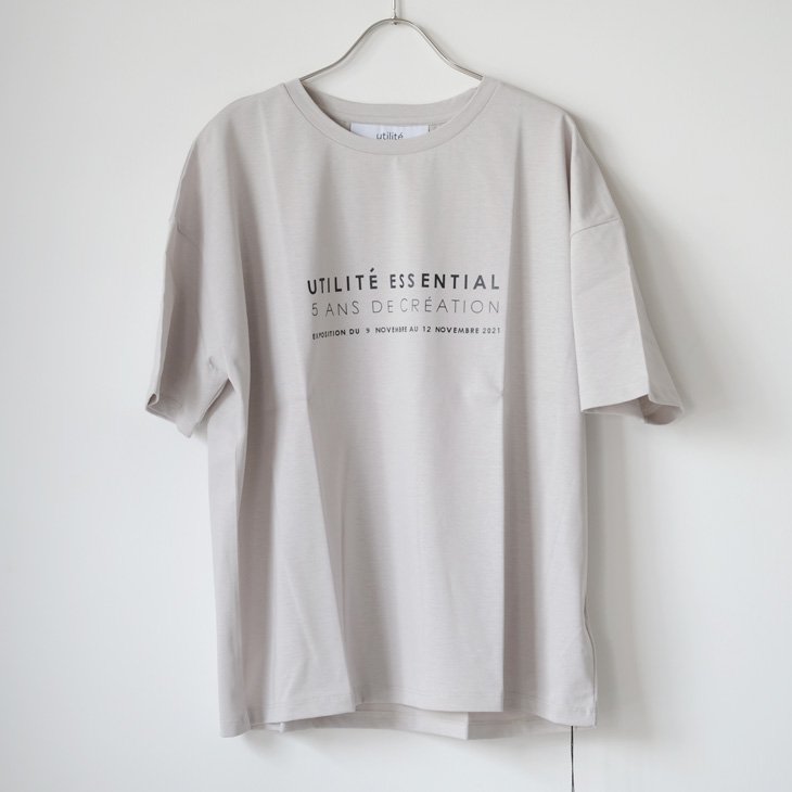 utilite (ユティリテ) | 5ANS Tシャツ (grey) | 送料無料 トップス