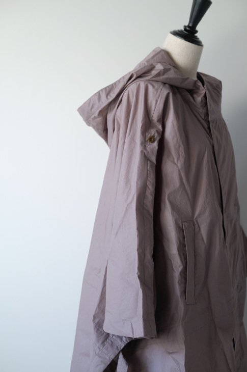 ASEEDONCLOUD | Prayer cowl coat (violet) | コート アウター