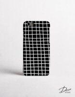 DESSI DESIGNS | CROSS STRIPES / GRID (black) | iPhone 13 miniケース スマホケース アイフォンの商品画像