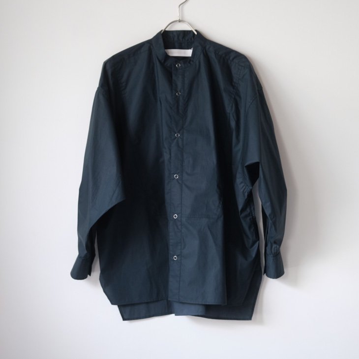 ASEEDONCLOUD | Clergyman shirt (dark green) | ブラウス シャツ