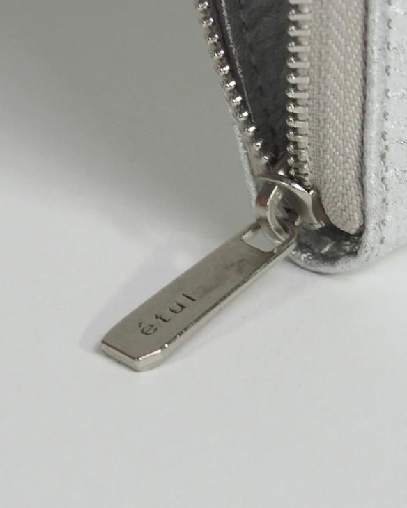 etul (エツル) | PINATEX LONG WALLET (silver) | 送料無料 財布 長財布 ウォレット お洒落