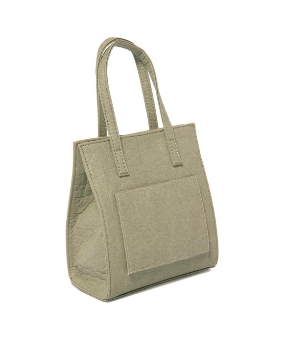 etul (エツル) PINATEX ポケットミニトート(khaki) バッグ トートバッグ ショルダーバッグ 鞄 お洒落