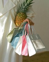 etul (エツル) | PINATEX ポケットミニトート (pink) バッグ トートバッグ ショルダーバッグ 鞄 お洒落の商品画像