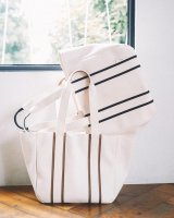 etul (エツル) | Recycled Canvas | ライントート(L) (brown) バッグ トートバッグ 鞄 お洒落の商品画像