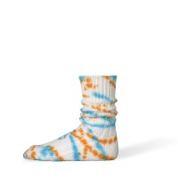 decka x BRU NA BOINNE | Heavyweight Socks | Tie dye (blue) |   åξʲ