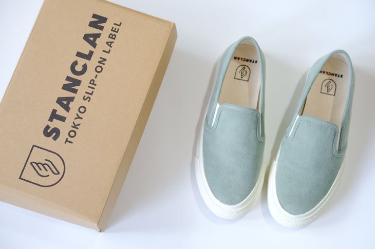 STANCLAN | ZUPPA (suede/willow green) size 23.5cm | スリッポン