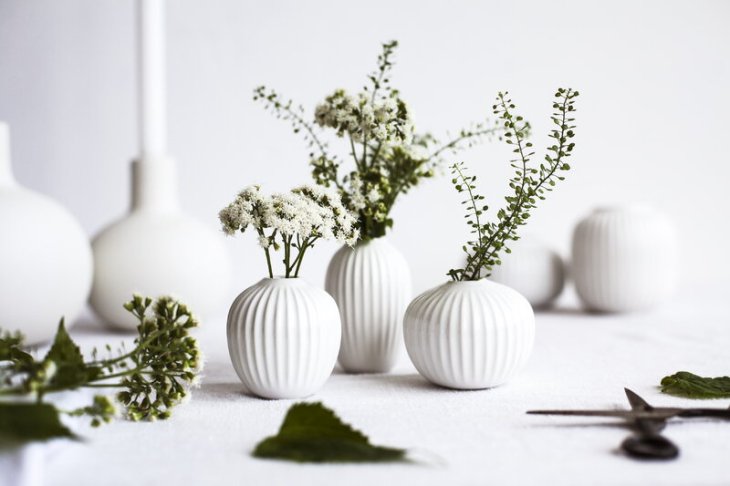 KAHLER (ケーラー) | ハンマースホイ ベースミニ3種セット (white) | 北欧 デンマーク 花瓶