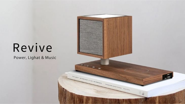 TIVOLI AUDIO | REVIVE (walnut/gray)｜チボリオーディオ QI充電機能