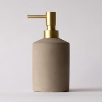 MOHEIM | SOAP DISPENSER (concrete gray / brass) | ポンプ バス用品  ソープの商品画像