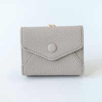 De pral（デ・プラル）| がま口付きミニ財布 (light gray) | 合成皮革 コンパクト 財布の商品画像